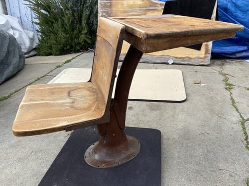 Antique ELEMENTARY SCHOOL DESKs - Thumbnail 9