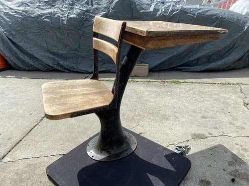 Antique ELEMENTARY SCHOOL DESKs - Thumbnail 16