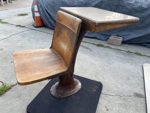 Antique ELEMENTARY SCHOOL DESKs - Thumbnail 18