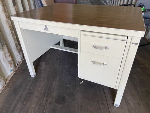 METAL INDUSTRIAL Steel TANKER DESK By The General Fireproofing Company - Thumbnail 13