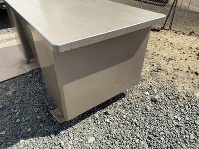 Vintage Art Metal Tanker Desk Library Table - Thumbnail 16