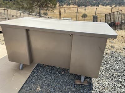 Vintage Art Metal Tanker Desk Library Table - Thumbnail 19