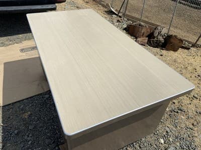 Vintage Art Metal Tanker Desk Library Table - Thumbnail 17