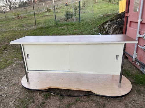 Vintage Mid Century Modern Steelcase Tanker Credenza - Thumbnail 3