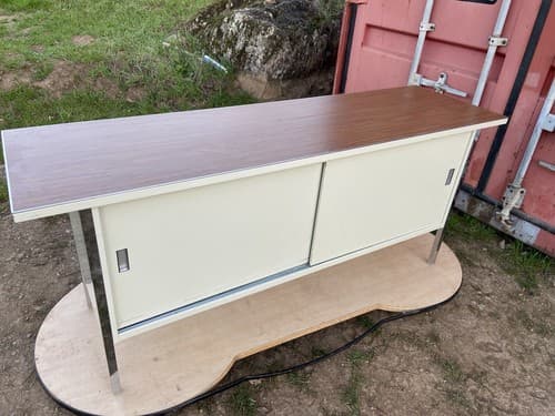 Vintage Mid Century Modern Steelcase Tanker Credenza - Thumbnail 9