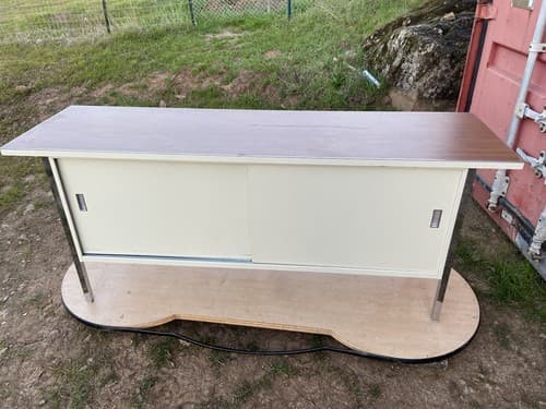 Vintage Mid Century Modern Steelcase Tanker Credenza - Thumbnail 4