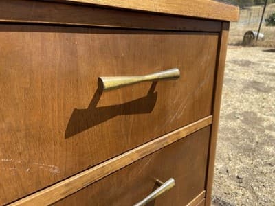 Jofco Furniture Vintage Mid Century Modern Walnut Credenza - Thumbnail 2
