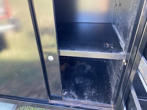 Vintage Mid Century Modern Steel Tanker Credenza - Thumbnail 7