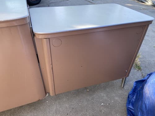 Vintage General Fireproofing Company desk With Extension - Thumbnail 4