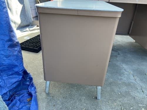 Vintage General Fireproofing Company desk With Extension - Thumbnail 3