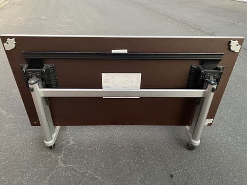 Vintage Knolll Flip Top Executive Desk Computer Training Table - Thumbnail 2