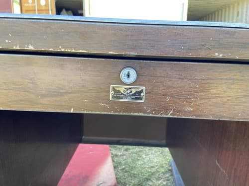 Steel Metal Tanker Desk , General Fireproofing Company Table - Thumbnail 12