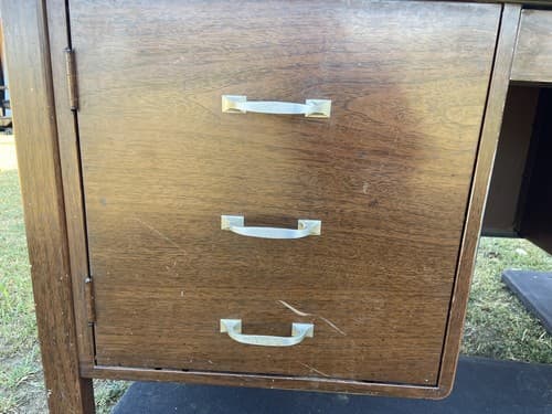 Steel Metal Tanker Desk , General Fireproofing Company Table - Thumbnail 8