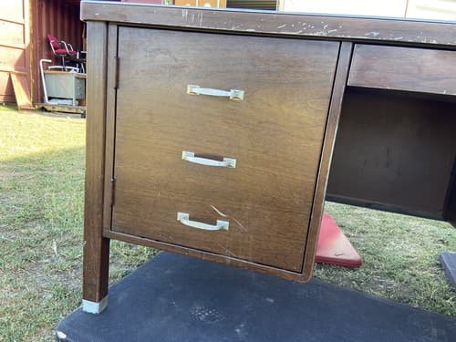 Steel Metal Tanker Desk , General Fireproofing Company Table - Thumbnail 10