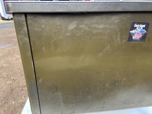 Vintage Mid Century Modern  Metal Tanker Desk Needs Some Refinishing - Thumbnail 16