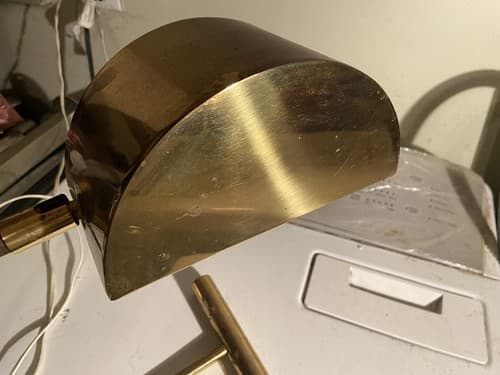 Vintage Koch And Lowy Brass Cantilever Desk Lamp - Thumbnail 5