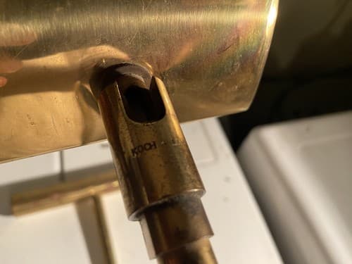 Vintage Koch And Lowy Brass Cantilever Desk Lamp - Thumbnail 13