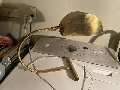 Vintage Koch And Lowy Brass Cantilever Desk Lamp - Thumbnail 12