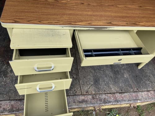 McDowell Craig Mid Century Tanker Desk Credenza - Thumbnail 7