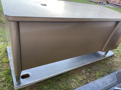 Vintage Mid Century Modern Steelcase Tanker Desk 72”/30”/29” - Thumbnail 8