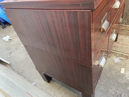 Antique Stacking Metal Cabinet - Thumbnail 10