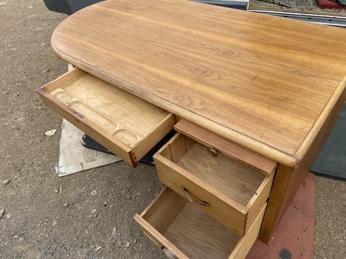Vintage Art Deco Desk Needs Restoration - Thumbnail 13