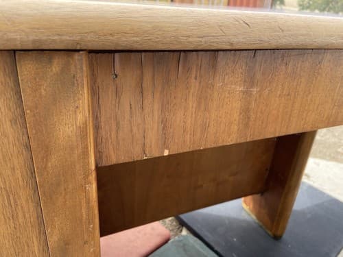 Vintage Art Deco Desk Needs Restoration - Thumbnail 8