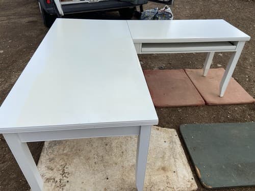 Farmhouse Style Corner Desk - Thumbnail 16