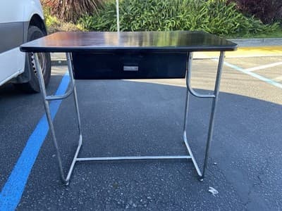 1930’s KEM Weber Machine Age Art Deco Desk For Lloyd - Thumbnail 8