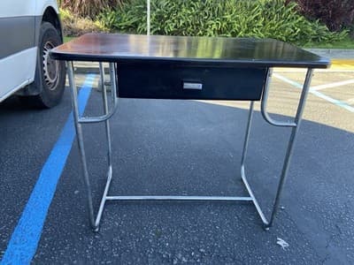 1930’s KEM Weber Machine Age Art Deco Desk For Lloyd - Thumbnail 14