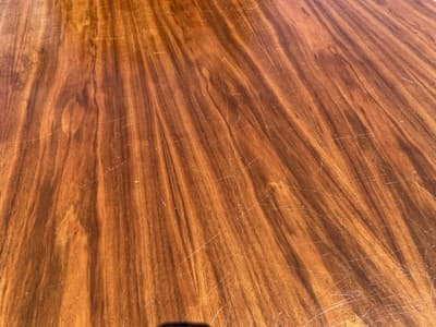 Vintage Mid Century Modern Walnut Writing Desk Needs Restoring - Thumbnail 5