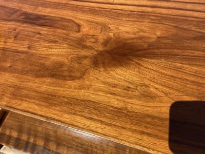 Vintage Mid Century Modern Walnut Writing Desk Needs Restoring - Thumbnail 3