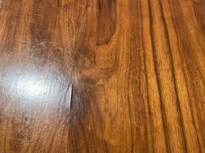 Vintage Mid Century Modern Walnut Writing Desk Needs Restoring - Thumbnail 21