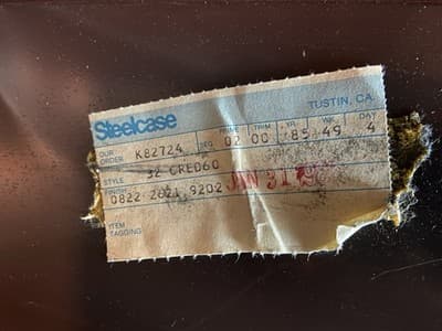 Steelcase Vintage Mid Century Modern Metal Retro Tanker Credenza Sideboard - Thumbnail 8