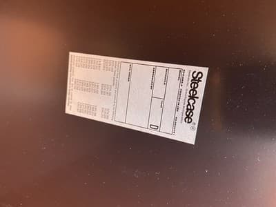 Steelcase Vintage Mid Century Modern Metal Retro Tanker Credenza Sideboard - Thumbnail 9