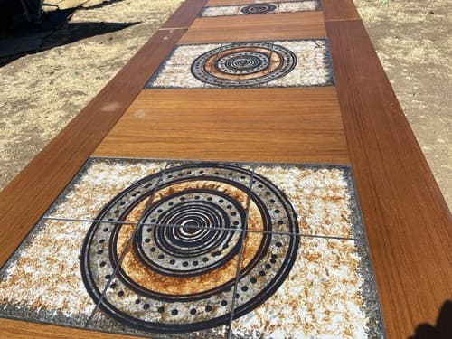 MCM Dining Table Teak & Tile by GANGSO MOBLER - Thumbnail 4