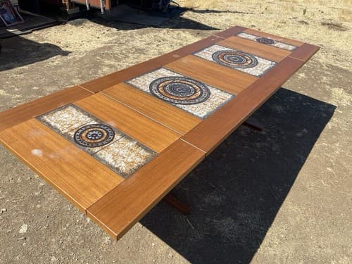 MCM Dining Table Teak & Tile by GANGSO MOBLER - Thumbnail 10
