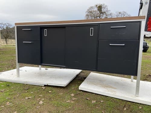 Vintage Mid Century Modern Steelcase  Tanker Credenza - Image 1