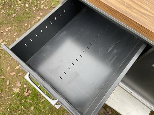 Vintage Mid Century Modern Steelcase  Tanker Credenza - Thumbnail 11