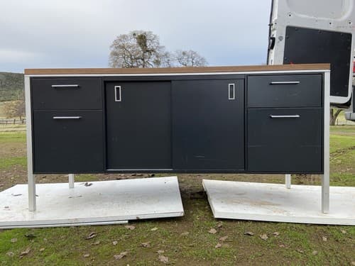 Vintage Mid Century Modern Steelcase  Tanker Credenza - Thumbnail 17