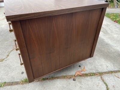 Alma Company Vintage Mid Century Modern L Shape Desk - Thumbnail 20