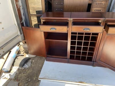 pottery barn 3 Piece Sideboard Cupboard Credenza Buffet 54”/13.5”/36” - Thumbnail 12