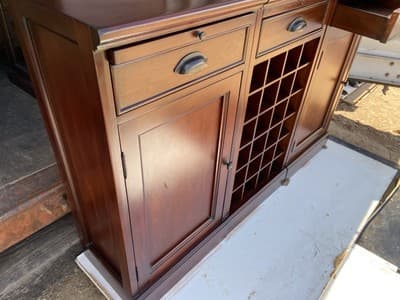 pottery barn 3 Piece Sideboard Cupboard Credenza Buffet 54”/13.5”/36” - Thumbnail 3