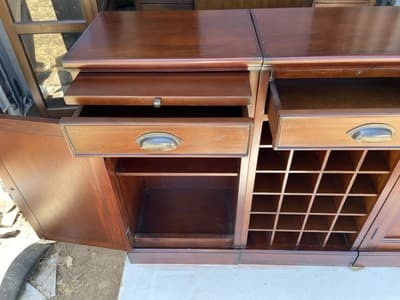 pottery barn 3 Piece Sideboard Cupboard Credenza Buffet 54”/13.5”/36” - Thumbnail 11