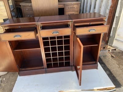 pottery barn 3 Piece Sideboard Cupboard Credenza Buffet 54”/13.5”/36” - Thumbnail 14