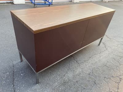 Steelcase Vintage Mid Century Modern Metal Retro Tanker Credenza Sideboard - Thumbnail 8