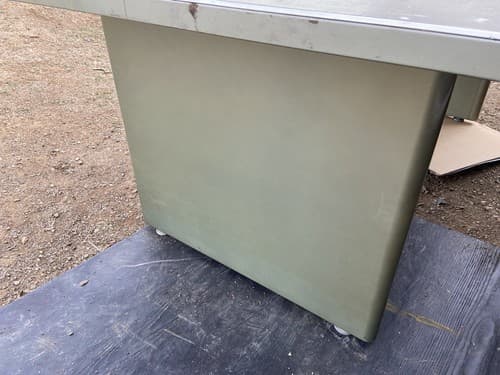 Vintage Steel Tanker Desk Conference Table - Thumbnail 3