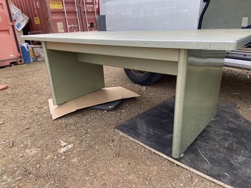 Vintage Steel Tanker Desk Conference Table - Thumbnail 6