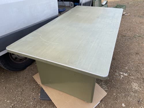 Vintage Steel Tanker Desk Conference Table - Thumbnail 7