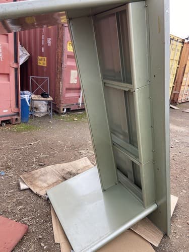 Vintage Steel Tanker Desk Conference Table - Thumbnail 14